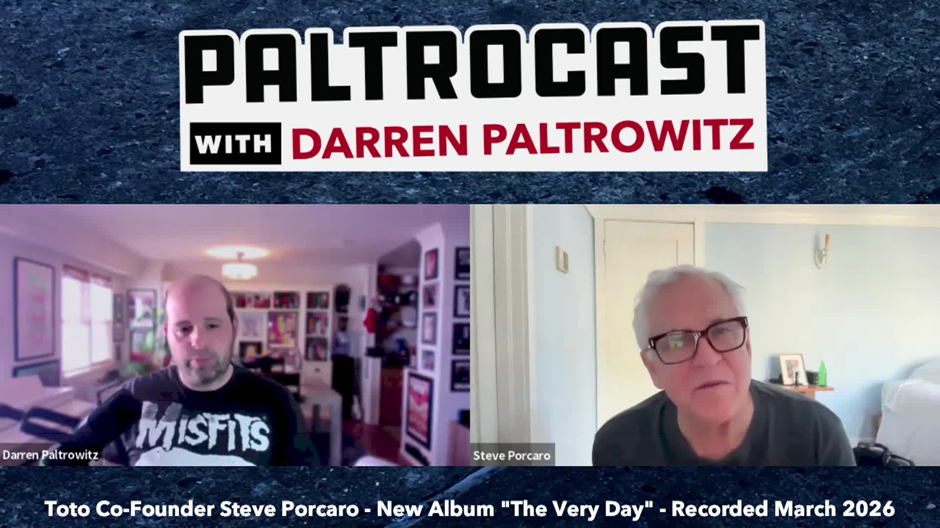 Paltrocast - 3-12-2026 - Steve Porcaro (Toto) on The Very Day, Van Halen & Studio Legends