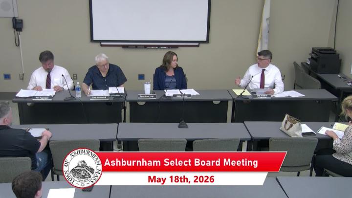Thumbnail image for Ashburnham Select Board Meeting 5-18-2026
